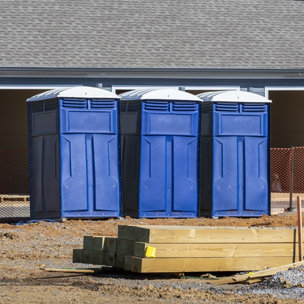 how can i report damages or issues with the porta potties during my rental period in White Deer Pennsylvania